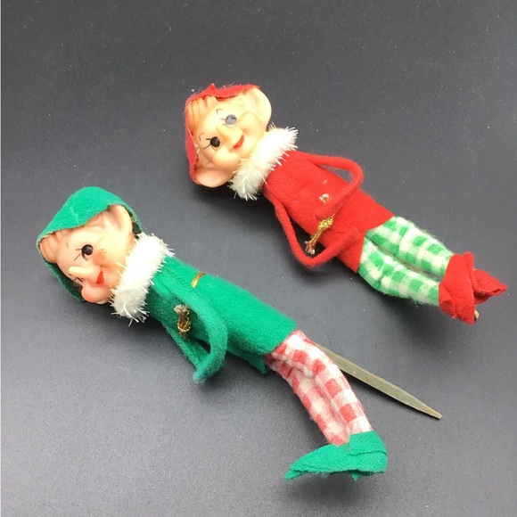 Vintage Christmas Elves & Vintage Christmas Corsage - Picture 5 of 6